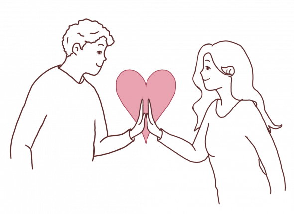 Première Saint Valentin !