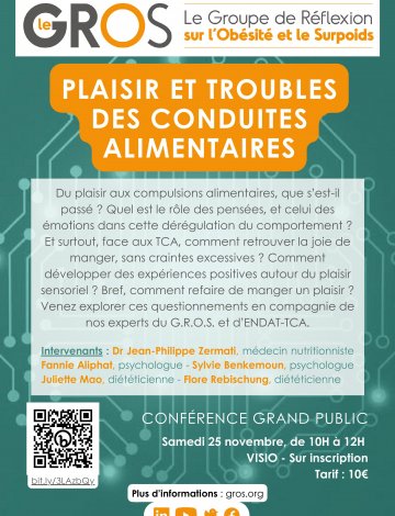 Conférence grand public sur l'obésité et le surpoids